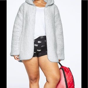 Pink Victoria’s Secret Sherpa Cardigan Gift Set NWT